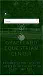 Mobile Screenshot of gracelandequestriancenter.com